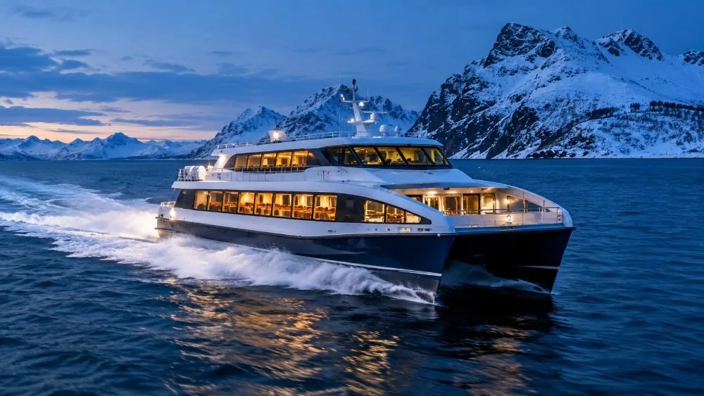 From Troms&oslash;: Whale Watching Safari on High-Speed Catamaran