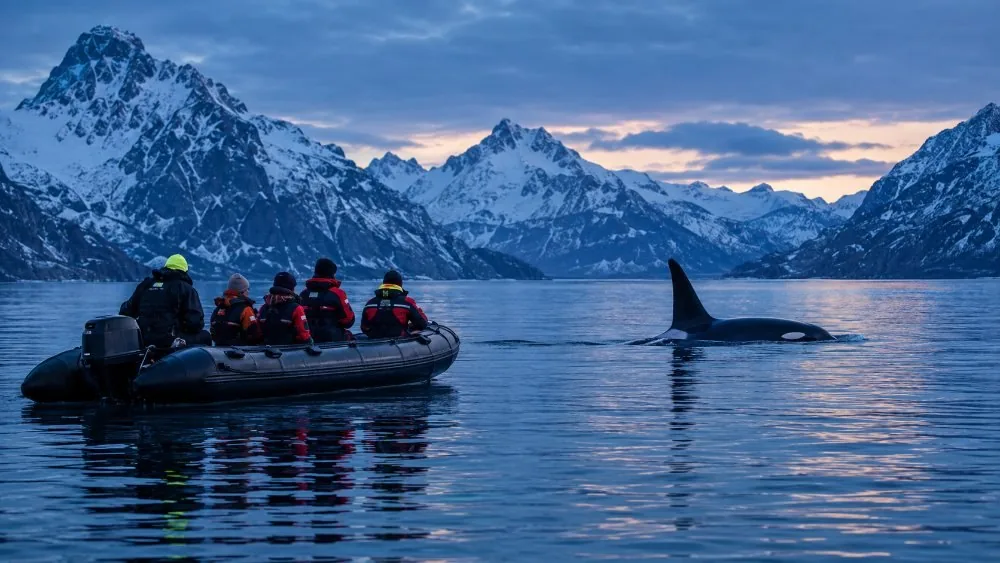 From Troms&oslash;: Whale Watching in Magic Skjerv&oslash;y